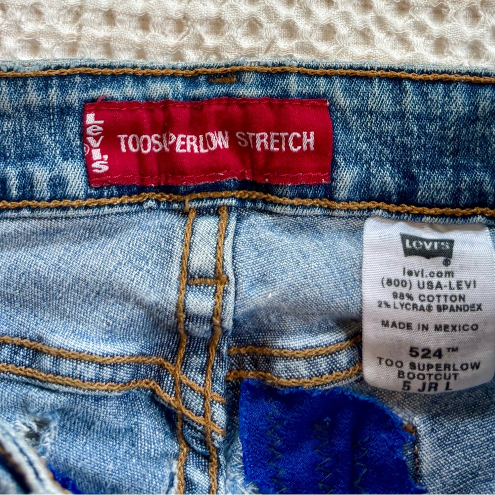 Levi's Blue Jean hand sewed skirt